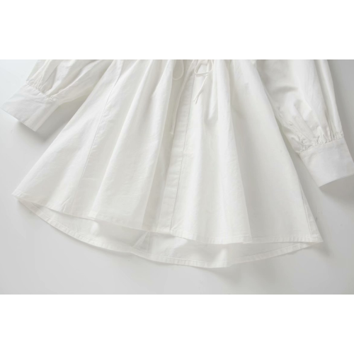 100% algodão branco grande tamanho feminino vestido camisa casual